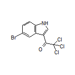 1-(5-Bromo-3-indolyl)-2,2,2-trichloroethanone1-(5-Bromo-3-indolyl)-2,2,2-trichloroethanone