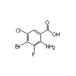 2-Amino-4-bromo-5-chloro-3-fluorobenzoic Acid