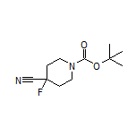 1-Boc-4-cyano-4-fluoropiperidine