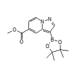 5-(Methoxycarbonyl)pyrazolo[1,5-a]pyridine-3-boronic Acid Pinacol Ester