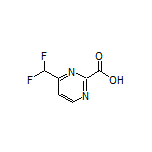 4-(Difluoromethyl)pyrimidine-2-carboxylic Acid