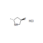 (2R,4R)-4-Fluoro-2-methylpyrrolidine Hydrochloride