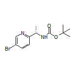 (S)-1-(5-Bromo-2-pyridyl)-N-Boc-ethanamine