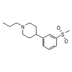 4-(3-(Methylsulfonyl)phenyl)-1-propylpiperidine