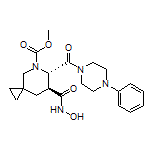 Methyl (6S,7S)-7-(Hydroxycarbamoyl)-6-(4-phenylpiperazine-1-carbonyl)-5-azaspiro[2.5]octane-5-carboxylate