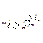 4-[(5,10-Dimethyl-6-oxo-6,10-dihydro-5H-pyrimido[5,4-b]thieno[3,2-e][1,4]diazepin-2-yl)amino]benzenesulfonamide