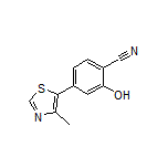 2-Hydroxy-4-(4-methyl-5-thiazolyl)benzonitrile