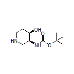 (3S,4R)-3-(Boc-amino)piperidin-4-ol