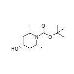 (2R,4R,6S)-rel-1-Boc-2,6-dimethylpiperidin-4-ol