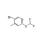 5-Bromo-2-(difluoromethoxy)-4-methylpyridine