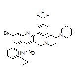 3-([1,4’-Bipiperidin]-1’-ylmethyl)-7-bromo-N-(1-phenylcyclopropyl)-2-[3-(trifluoromethyl)phenyl]quinoline-4-carboxamide