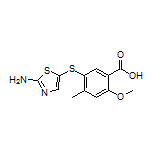 5-[(2-Aminothiazol-5-yl)thio]-2-methoxy-4-methylbenzoic Acid