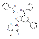 2-[(Benzoyloxy)methyl]-5-(4-chloro-5-iodo-7H-pyrrolo[2,3-d]pyrimidin-7-yl)tetrahydrofuran-3,4-diyl (2R,3R,4R,5R)-Dibenzoate