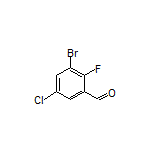 3-Bromo-5-chloro-2-fluorobenzaldehyde