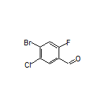 4-Bromo-5-chloro-2-fluorobenzaldehyde