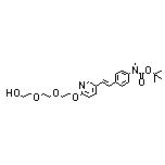 (E)-2-[2-[2-[[5-[4-[Boc(methyl)amino]styryl]-2-pyridyl]oxy]ethoxy]ethoxy]ethanol