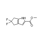 Methyl 5,5-Difluoro-1,4,5,6-tetrahydrocyclopenta[b]pyrrole-2-carboxylate