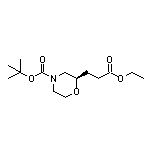 Ethyl (R)-3-(4-Boc-2-morpholinyl)propanoate