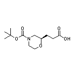 (R)-3-(4-Boc-2-morpholinyl)propanoic Acid