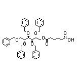 6-Oxo-6-[[(2R,3R,4R,5R)-2,3,4,5,6-pentakis(benzyloxy)hexyl]oxy]hexanoic Acid