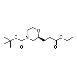 Ethyl (S)-3-(4-Boc-2-morpholinyl)propanoate