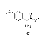 Methyl 2-Amino-2-(4-methoxyphenyl)acetate Hydrochloride