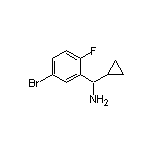 1-(5-Bromo-2-fluorophenyl)-1-cyclopropylmethanamine