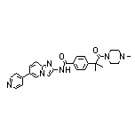 4-[2-Methyl-1-(4-methyl-1-piperazinyl)-1-oxo-2-propyl]-N-[6-(4-pyridyl)imidazo[1,2-a]pyridin-2-yl]benzamide