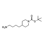 4-(1-Boc-4-piperidyl)-1-butanamine