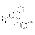 3-Amino-N-[2-morpholino-5-(trifluoromethyl)phenyl]benzamide