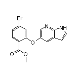 Methyl 2-[(7-Azaindol-5-yl)oxy]-4-bromobenzoate