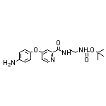 N-[2-(Boc-amino)ethyl]-4-(4-aminophenoxy)pyridine-2-carboxamide