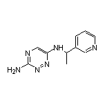 N6-[1-(3-Pyridyl)ethyl]-1,2,4-triazine-3,6-diamine