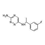 N6-[1-(3-Fluorophenyl)ethyl]-1,2,4-triazine-3,6-diamine