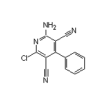 2-Amino-6-chloro-4-phenylpyridine-3,5-dicarbonitrile