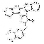 6-(3,4-Dimethoxybenzyl)-6,7,12,13-tetrahydro-5H-indolo[2,3-a]pyrrolo[3,4-c]carbazol-5-one