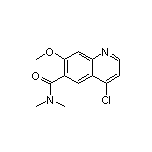 4-Chloro-7-methoxy-N,N-dimethylquinoline-6-carboxamide