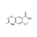 4-Acetamido-5-chloro-2-methoxybenzoic Acid