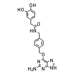 N-[4-[[(2-Amino-9H-purin-6-yl)oxy]methyl]benzyl]-2-(3,4-dihydroxyphenyl)acetamide