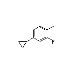 4-Cyclopropyl-2-fluoro-1-methylbenzene