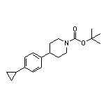 1-Boc-4-(4-cyclopropylphenyl)piperidine