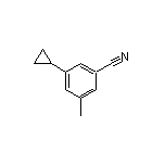 3-Cyclopropyl-5-methylbenzonitrile