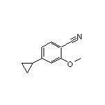 4-Cyclopropyl-2-methoxybenzonitrile