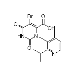 5-Bromo-3-(2-isopropyl-4-methyl-3-pyridyl)-2,6-dioxo-1,2,3,6-tetrahydropyrimidine-4-carboxylic Acid