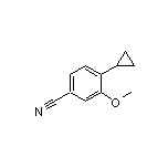 4-Cyclopropyl-3-methoxybenzonitrile