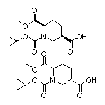 cis-1-Boc-6-(methoxycarbonyl)piperidine-3-carboxylic Acid