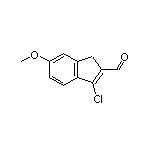 3-Chloro-6-methoxy-1H-indene-2-carbaldehyde