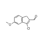 3-Chloro-5-methoxy-1H-indene-2-carbaldehyde