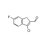 3-Chloro-6-fluoro-1H-indene-2-carbaldehyde