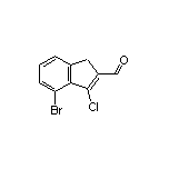 4-Bromo-3-chloro-1H-indene-2-carbaldehyde